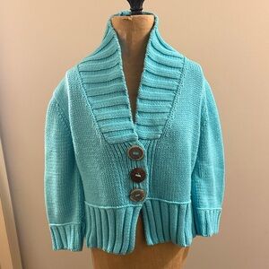 PURE 100% Cotton Sweater with Button Detail